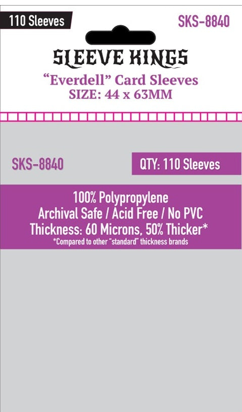 "Everdell Mini Compatible" Sleeves (44 X 63 MM) - 110 Pack, SKS-8840