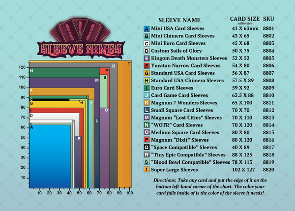 Sleeve Kings Sleeve Finder Playmat (Neoprene Mat) -SKS-8888 – Mayday Games  EU