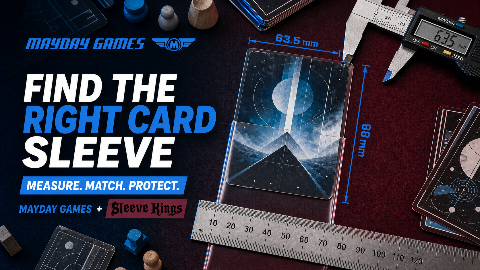 Card Sleeve Size Guide: Mayday Games & Sleeve Kings