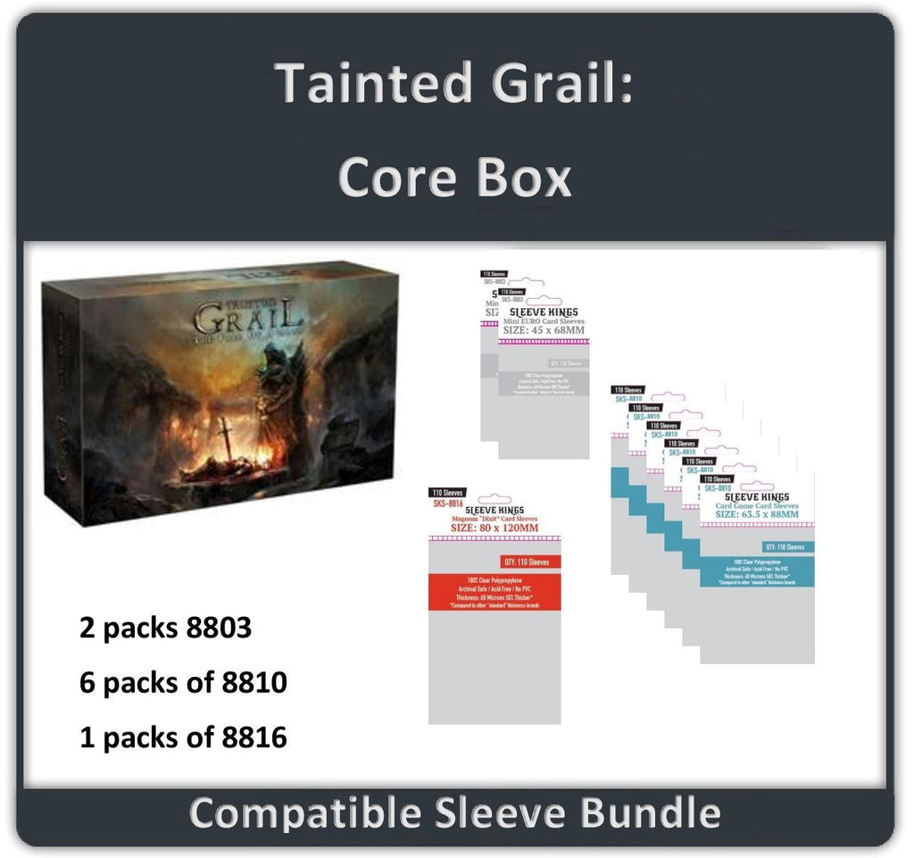 "Tainted Grail" Compatible Core Box Sleeve Bundle  (8803 X 2 + 8810 X 6 + 8816 X 1)