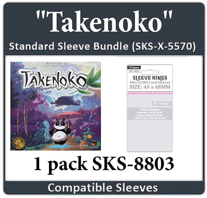 "Takenoko" Board Game Compatible Sleeve Bundle (8803 X 1)
