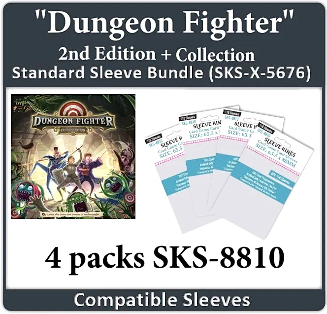 "Dungeon Fighter" 2nd Edition Collection Compatible Card Sleeve Bundle (8810 X 4)