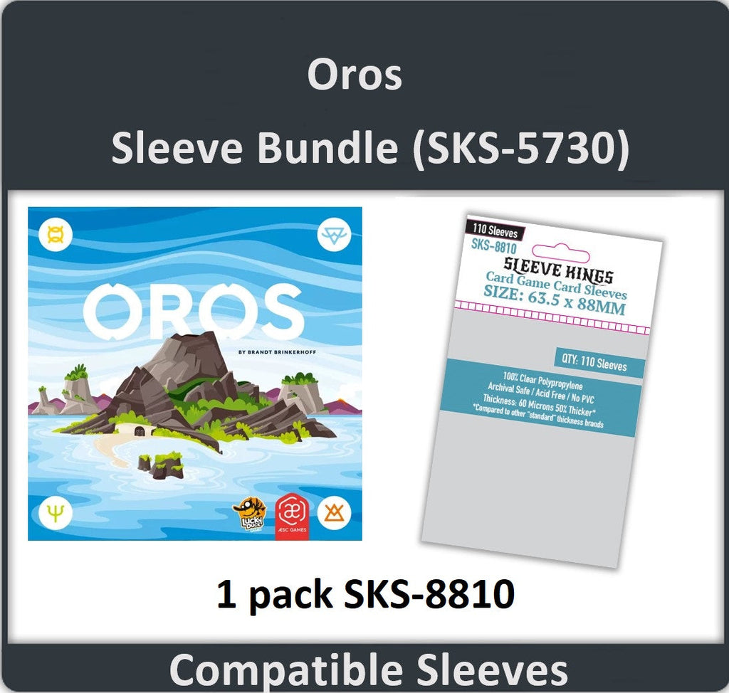 "Oros" Board Game Compatible Card Sleeve Bundle (8810 X 1)