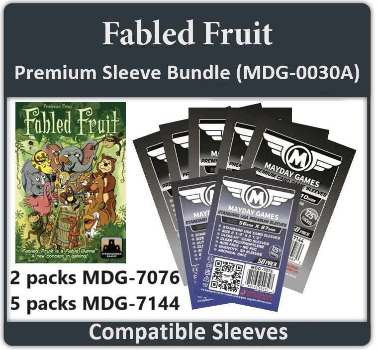 "Fabled Fruit" Compatible Card Sleeve Bundle