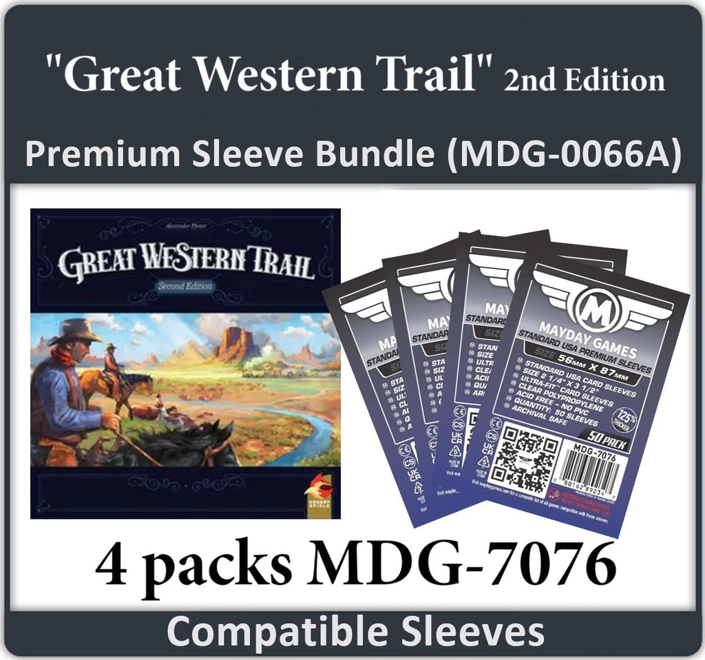 "Great Western Trail" Compatible Card Sleeve Bundle