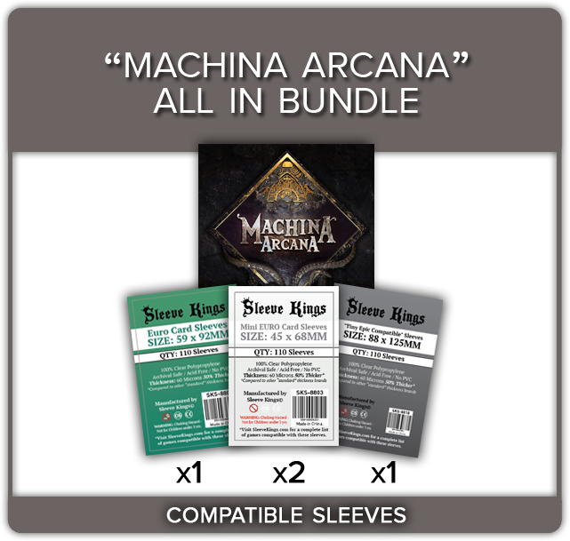 "Machina Arcana" All In Compatible Sleeve Bundle ( 8803 X 2 + 8809 X 1 + 8818 X 1)