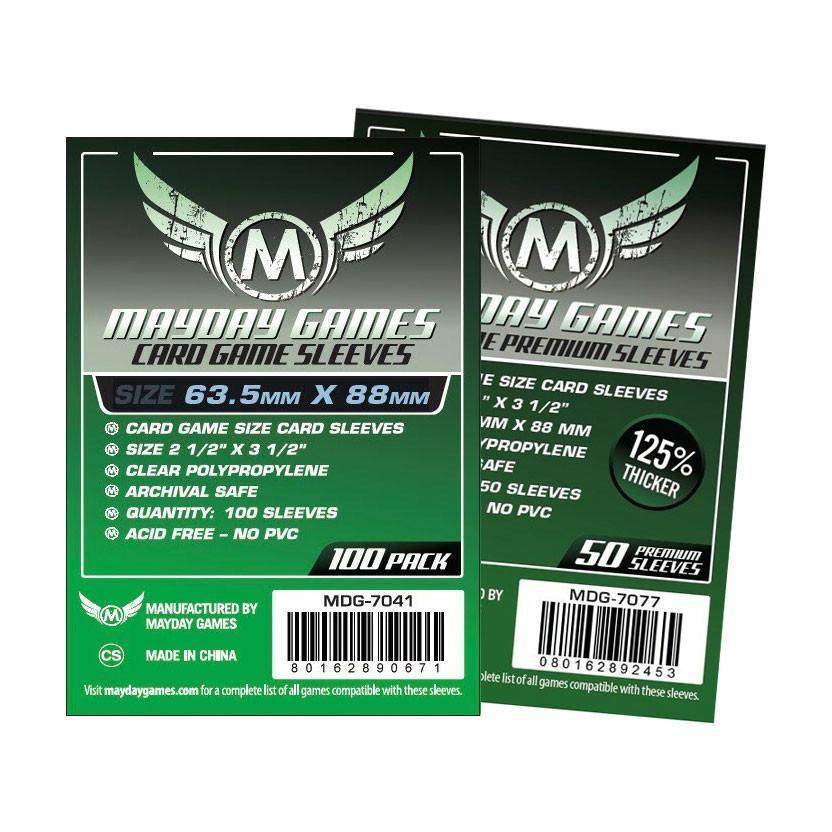 Card Game Card Sleeves (63.5x88mm) – Mayday Games EU