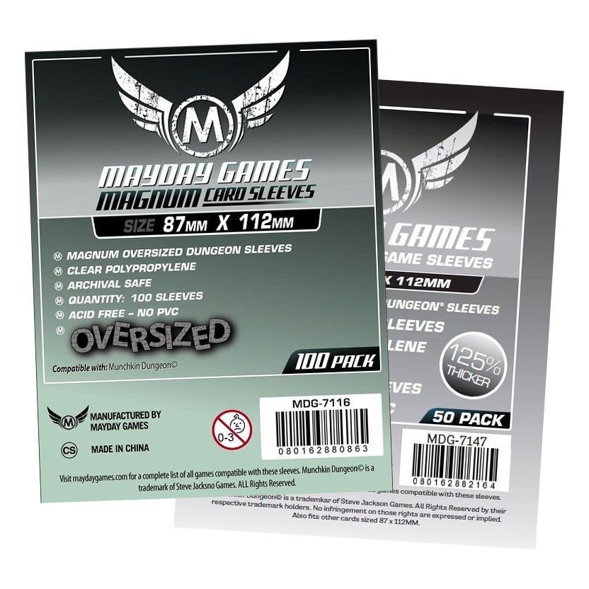 Munchkin Dungeon Sleeves - Magnum Oversized (87x112mm) Mayday Games EU Munchkin Dungeon Sleeves - Magnum Oversized (87x112mm) Mayday Games EU