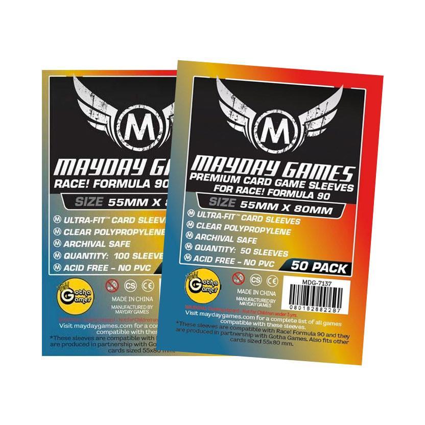 "Race! Formula 90" Card Sleeves - Ultra Fit (55x80mm) -  - Mayday Games - 1